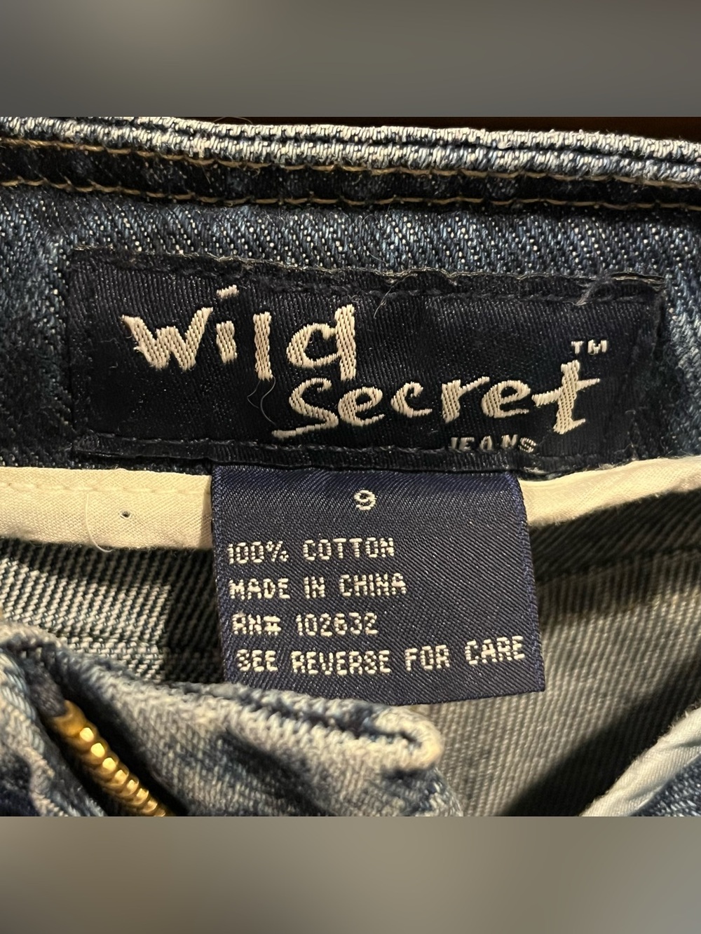 Vintage Wild Secret Frayed Hem Mid-Rise Straight Leg Jeans - Picture 3 of 6